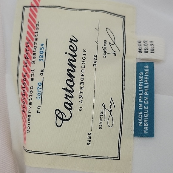 ANTHROPOLOGIE Cartonnier  Pale Pink Blazer with Tie Cuffs Size 2 NWT - Picture 8 of 9